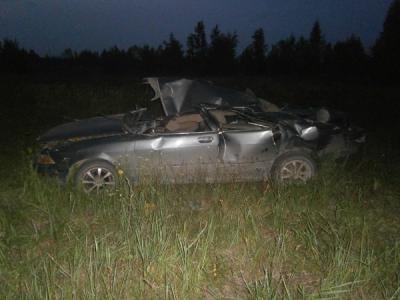 Лишённый прав житель Шилово погиб, перевернувшись на своей машине в кювет
