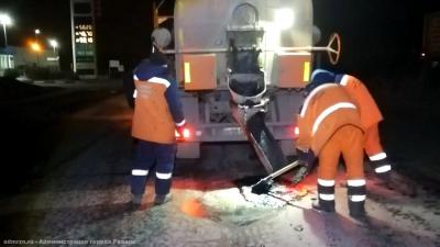 На минувшей неделе в Рязани залатали ямы на 22 улицах