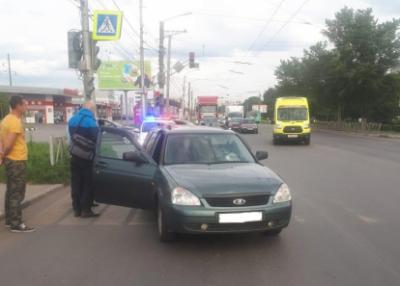 На Московском шоссе «Приора» сбила пешехода
