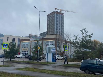 В Рязани потушили пожар на стройке в Мервино