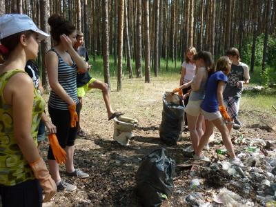 На Дне леса в Солотче был найден унитаз