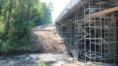 В Рязани подрядчик демонтирует конструкции второй части моста через Трубеж