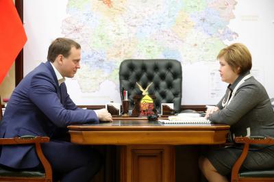 Павел Малков и Елена Сорокина обсудили зимние проблемы Рязани