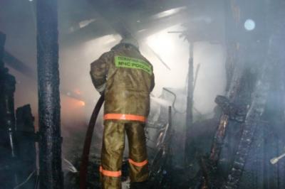 За сутки в Рязанской области сгорели четыре бани
