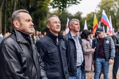 Депутаты Рязоблдумы приняли участие в патриотическом митинге «Мы вместе!» в Рязани