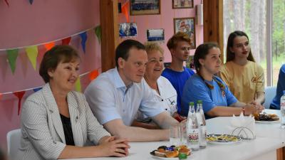 Павел Малков посетил актив старшеклассников «Рубин»