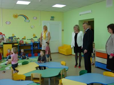 Олег Ковалёв осмотрел в Рязани новый детский сад №26