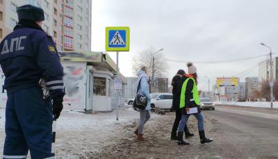 Рязанские гаишники проводят рейд «Пешеходный переход»
