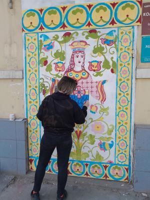 Рязанцы засняли новое граффити