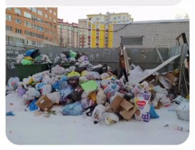 Рязанцы жалуются на отсутствие вывоза мусора