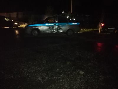 В Клепиковском районе произошло ДТП с участием автомобиля полиции