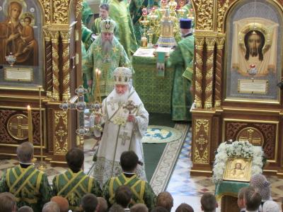 В Рязань прибыл патриарх Московский и всея Руси Кирилл