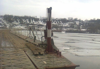 Под Спасском закрыли понтонный мост у села Троица