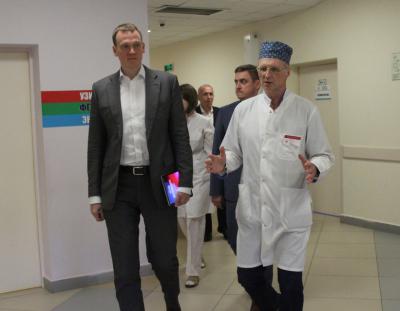 Павел Малков посетил рязанскую БСМП