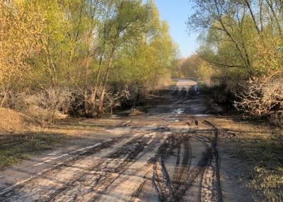 В Спасском районе освободился от воды мост