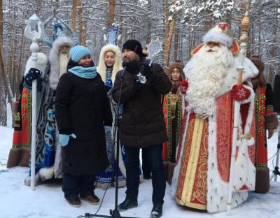 Якутский Дед Мороз передал в Рязань снежинку