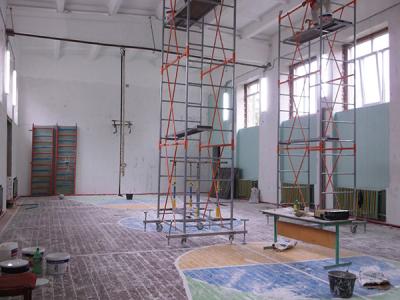 Спортзалы сельских школ Рязанской области реконструируют