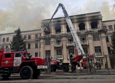 Начальник Рязанского ГУ МЧС рассказал о поджоге здания бывшего училища связи