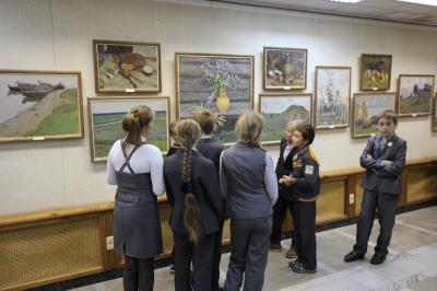 В Константиново открылась выставка знаменитого живописца