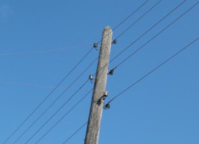 Житель Пронска украл провода с линии электропередачи