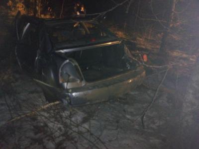 Близ Сараев иномарка перевернулась в кювет, водитель погиб