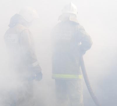 На пожаре в Спасском районе есть пострадавший