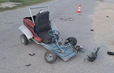 Близ Чучково автомобиль насмерть сбил ребёнка, управлявшего самодельной автомашиной