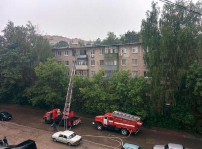 На улице Островского сгорела квартира