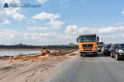 Работы на Северной окружной дороге в Рязани продолжаются