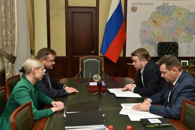 Николай Любимов провёл рабочую встречу с руководителем регионального исполкома ОНФ Евгением Зызиным