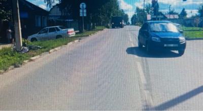 В Скопине Lada Granta сбила пожилого велосипедиста