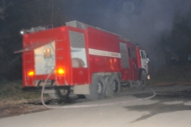 В Михайловском районе горели гаражи и легковой автомобиль