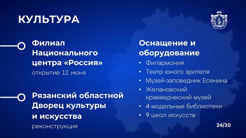 Павел Малков рассказал о создании филиала Национального центра «Россия»