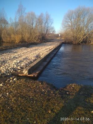 В Путятинском районе освободился от воды ещё один мост