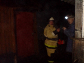 На пожаре в Рязани пострадал человек