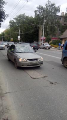 Пьяный водитель Нyundai Аccent сбил пенсионера в Рязани
