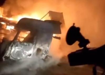 На трассе М5 близ Сасово при столкновении двух фур погибли оба водителя