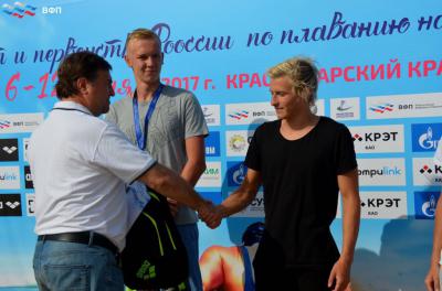 Рязанец стал двукратным победителем первенства России среди юниоров по плаванию на открытой воде