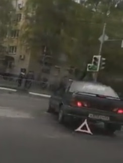 В центре Рязани столкнулись два автомобиля