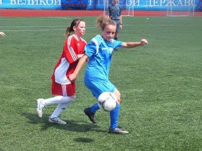 На главном стадионе Рязанщины соревновались самые юные футболистки региона