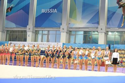 Рязанские «художницы» выступили на чемпионате России в групповых упражнениях