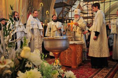 Рязанский митрополит отслужил в Казанском женском монастыре
