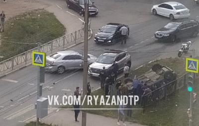 В аварии в Дашково-Песочне в Рязани пострадал один человек