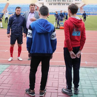 Игроки ФК «Рязань» пообщались с трудным подростками