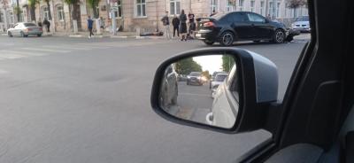 В центре Рязани произошло ДТП с участием мотоциклиста