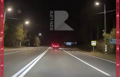 На дороге в Передельцах под Рязанью появилось электроосвещение