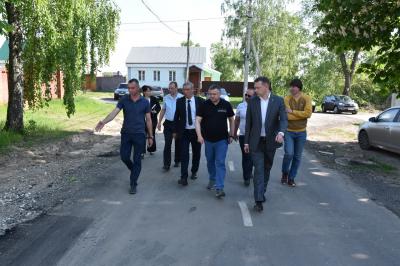 Павел Супрун отметил низкое качество дорожных работ на улице Горького в Спасске
