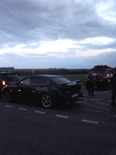 На рязанском участке трассы М6 произошло ДТП с участием четырёх автомобилей