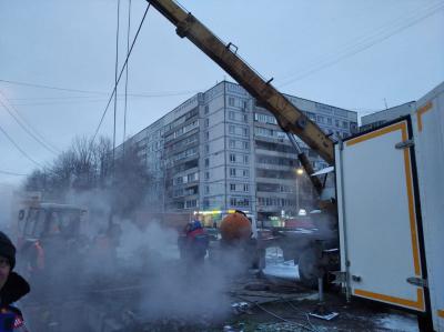 Аварийный ремонт теплосети в Дашково-Песочне завершился