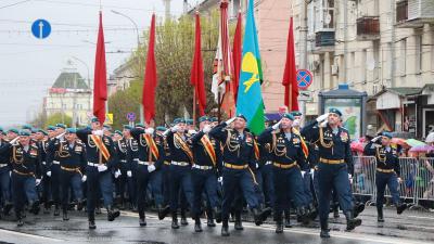 В Рязани встретили десантников, участвовавших в Параде Победы в столице